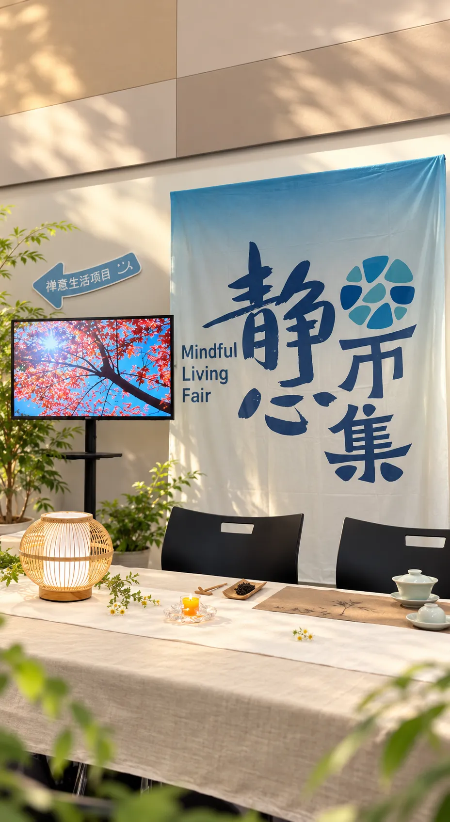 🌿 无尘静心小院 × 奥城中华文化节｜在热闹里，留一处清凉