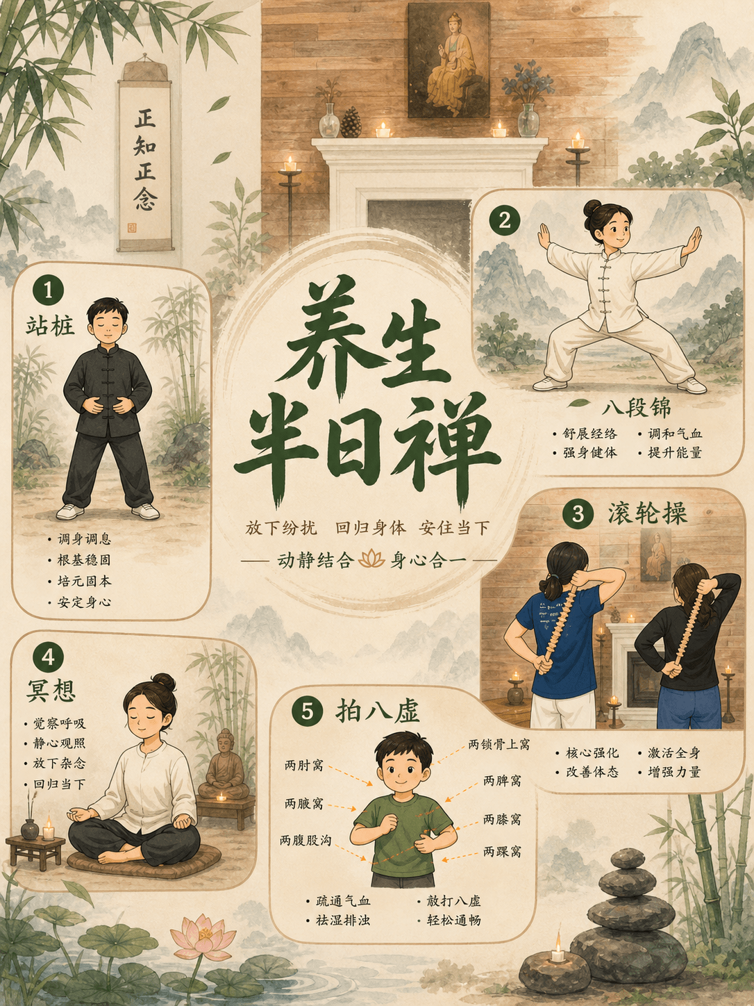 养生半日禅